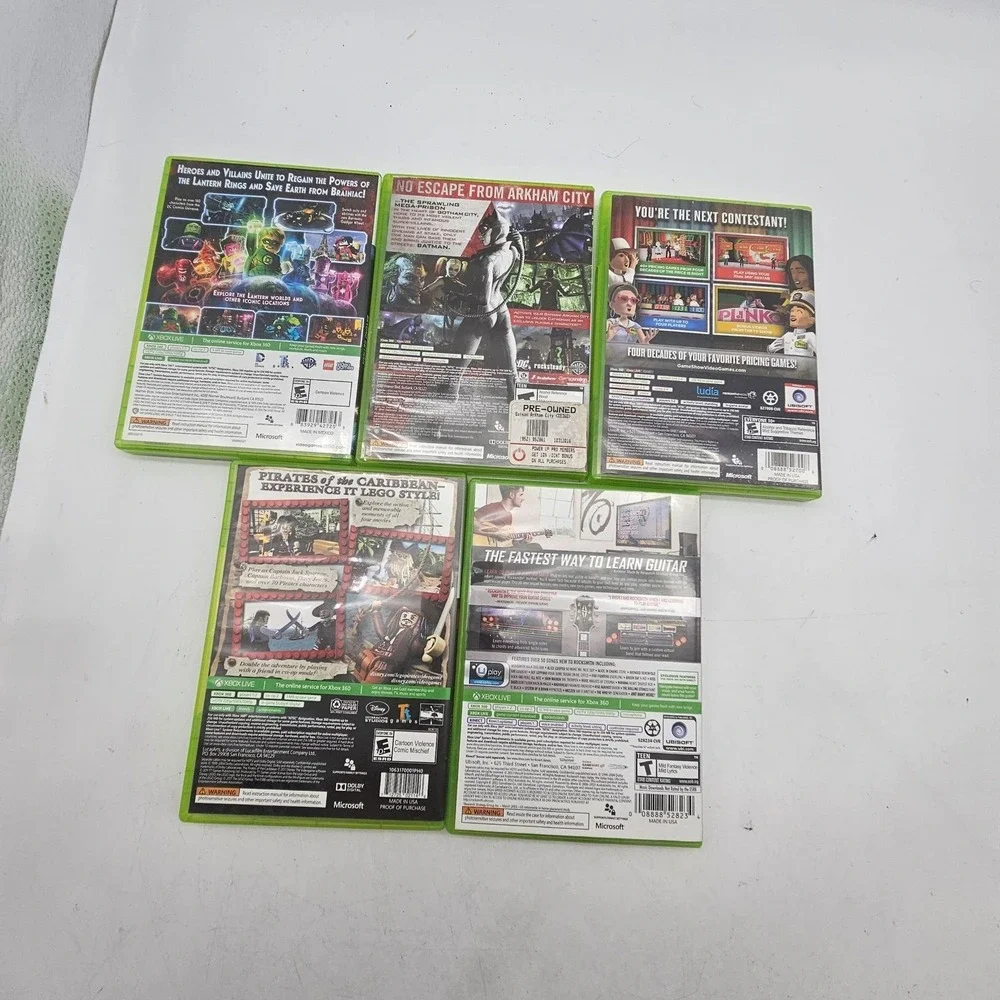 LEGO Batman 3 Arkham City Price Is Right Rocksmith Xbox 360 Kinect Game Lot 5